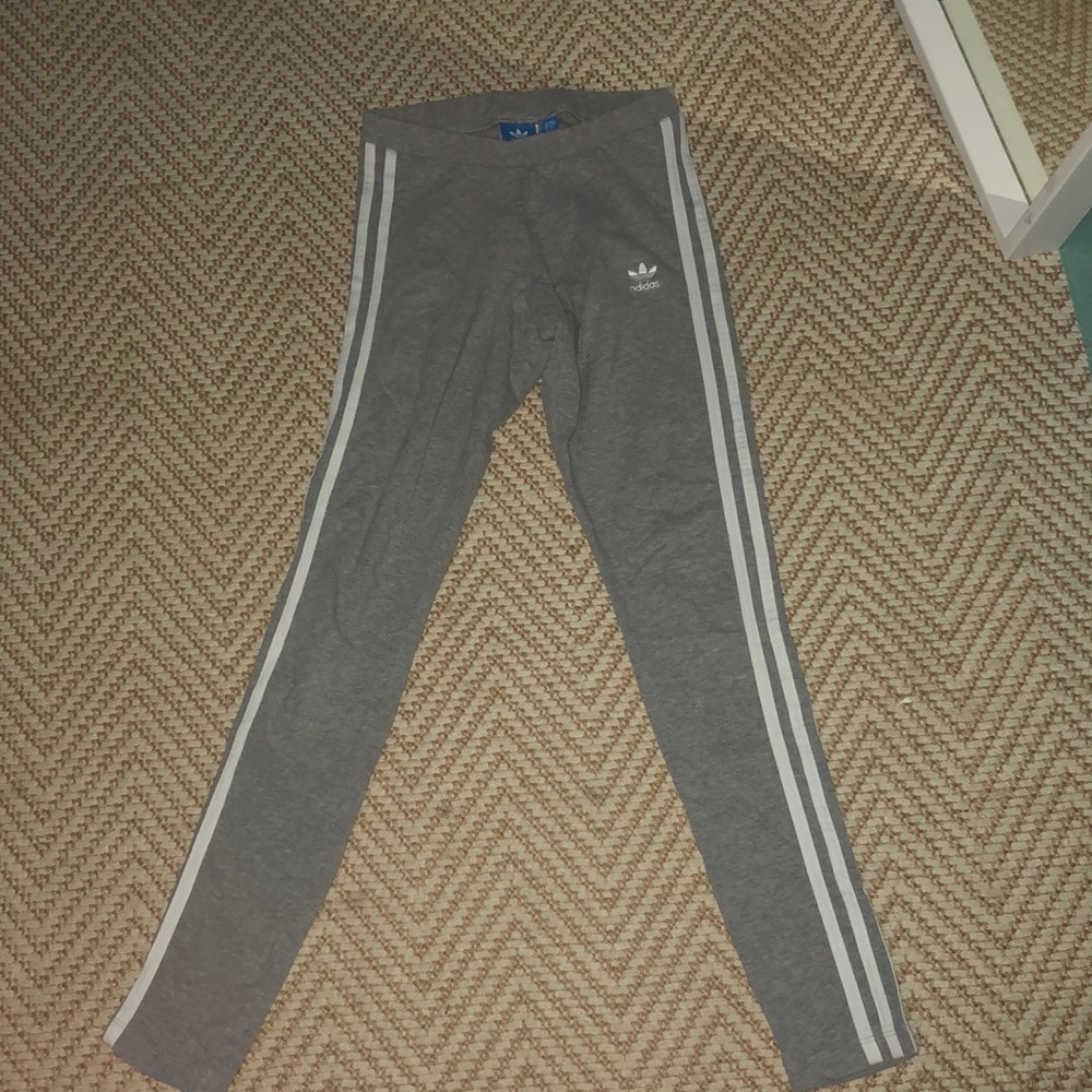 Gray adidas leggings